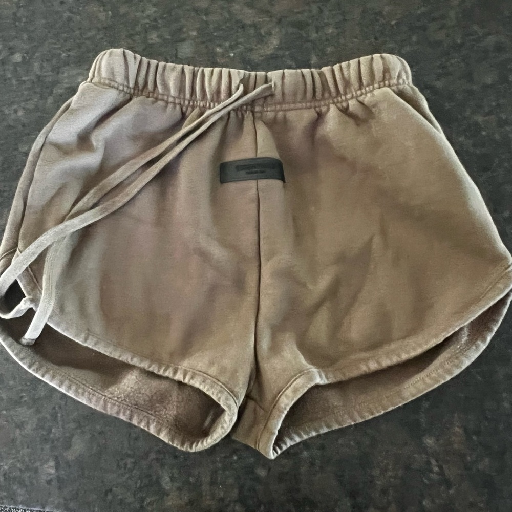 Fear of God Essentials Running Shorts. Small. Gray. Great condition!